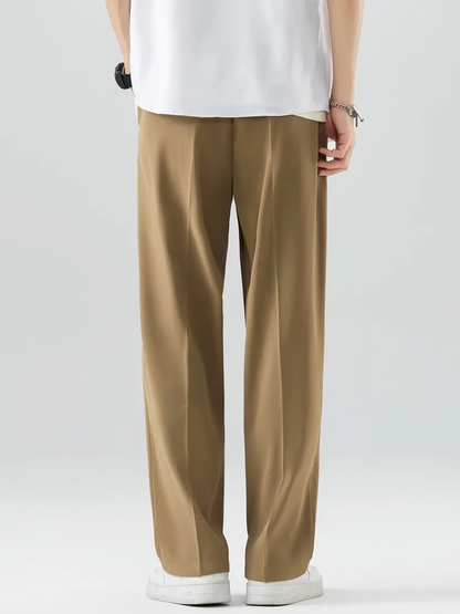 Everyday men's bottoms: relaxed fit tapered pants, super comfortable and versatile for casual wear.