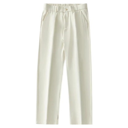 Ultra-comfortable men's tapered pants, relaxed fit, stretch fabric for all-day wear & flexibility.