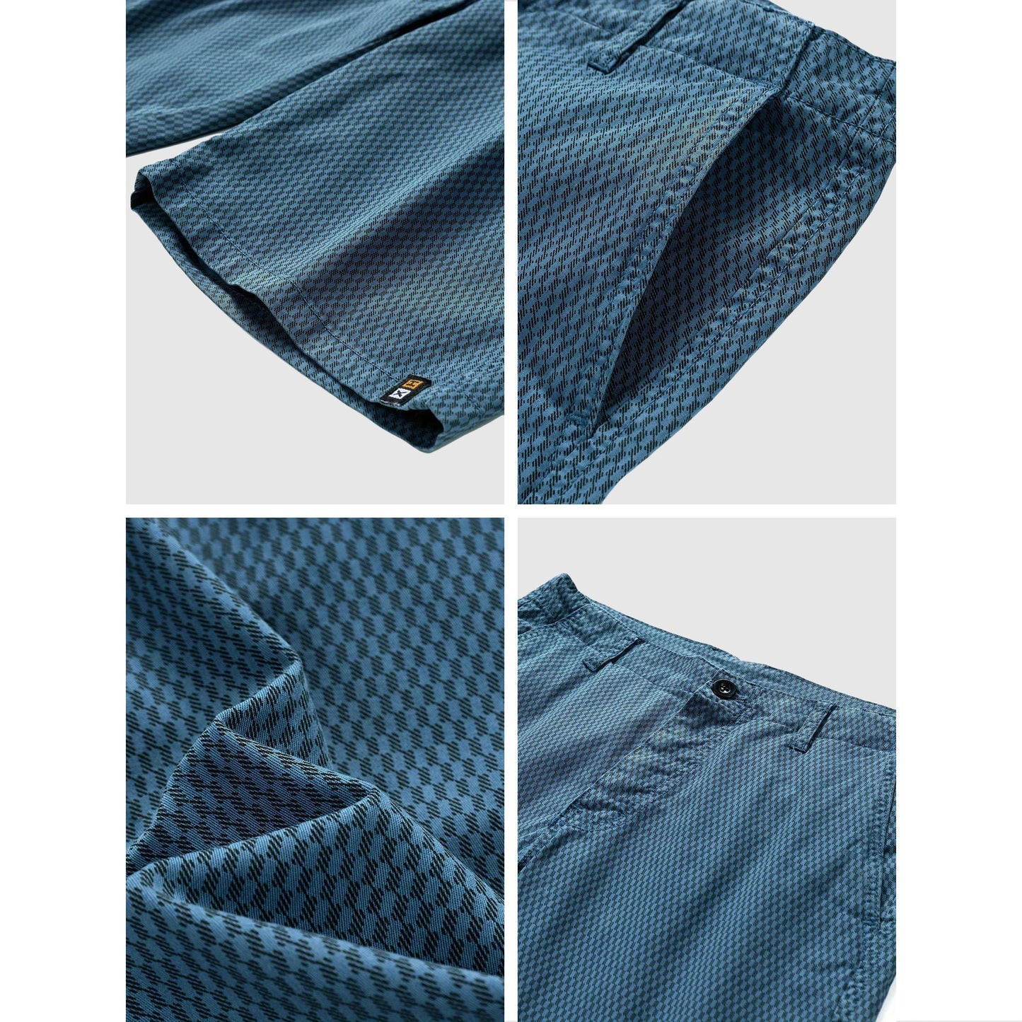 Versatile men's relaxed fit shorts, great for urban casual wear, beach, or comfortable vacation outfits.