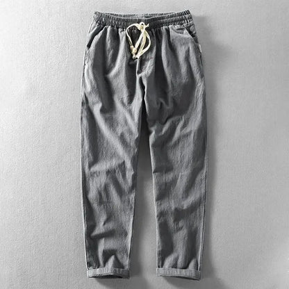 Effortlessly comfortable men's Zen pants, featuring a relaxed fit for versatile everyday wear.