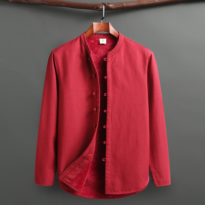 Men's casual Kyoto lounge set. Relaxed fit, breathable fabric, stylish for homewear & comfort.