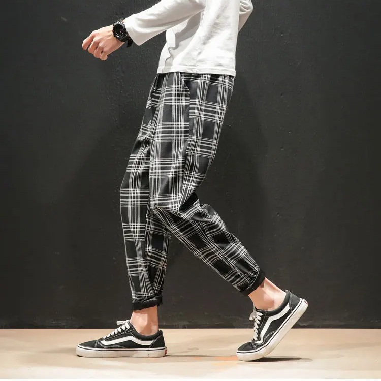 Casual Men's Renegade Plaid Pants, ideal for relaxed weekend wear with a touch of modern style.