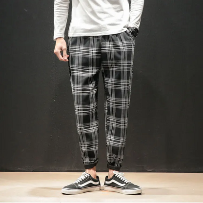 Smart casual Men's Renegade Plaid Trousers, easily dressed up or down for various occasions.