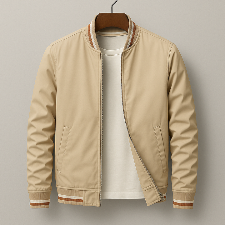 Stylish men's Renley field jacket with ribbed cuffs. All-weather comfort, ideal layering piece for versatile outerwear.