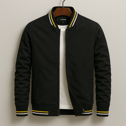 Modern Men's Renley field jacket, blending classic military style with bomber jacket appeal for versatile wear.