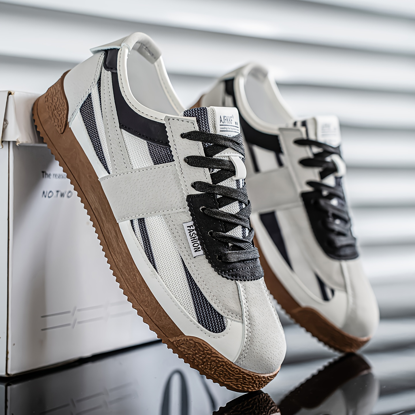 Men's colorful retro sneakers, blending athletic heritage with contemporary streetwear appeal.