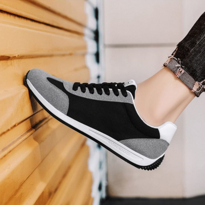Premium men's retro sneakers, durable construction, classic style for daily comfort.