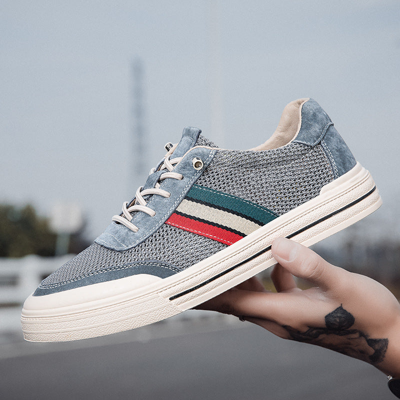 Ultra-comfortable men's retro sneakers, perfect lace-up footwear for daily casual & athleisure.