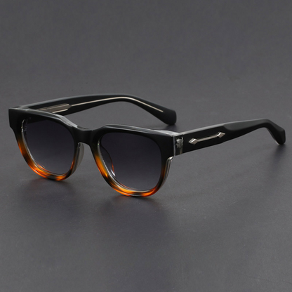 Men's retro square eyewear. Polarized lenses for superior UV400 protection & a classic, fashionable look.