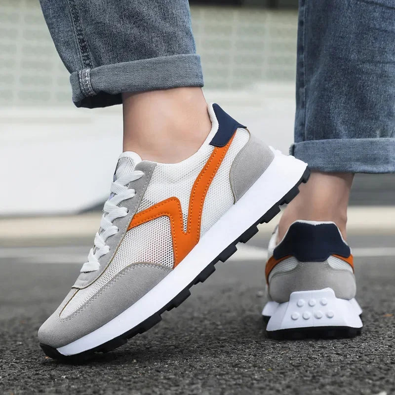 Stylish men's Revive sneakers, retro-inspired design, perfect for active wear & daily comfort.