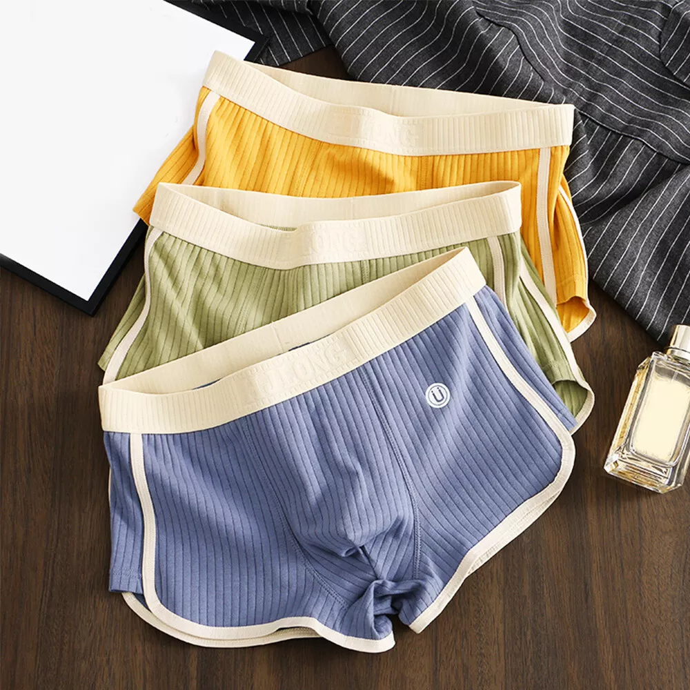 Men's Ribbed Performance Briefs 3-pack, comfortable & supportive athletic underwear for everyday wear.