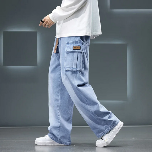 Men's Rogue Cargo Pants, relaxed fit, vintage wash, perfect for casual wear & modern streetwear fashion.