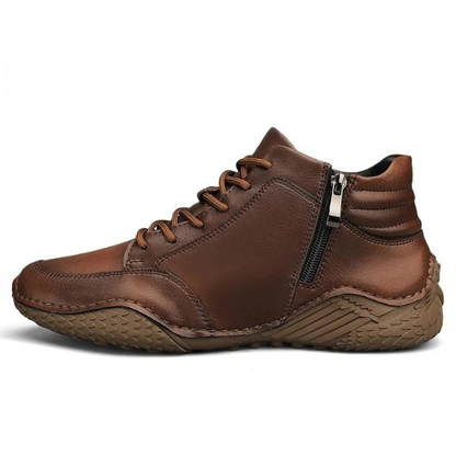 Black men's Rover ankle boots, a stylish and comfortable choice for everyday men's fashion.