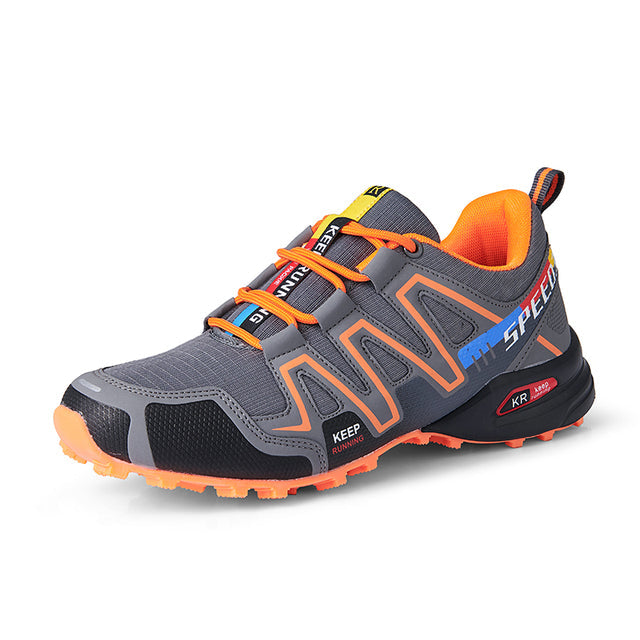 RoverTrail men's durable trekking shoes for comfortable hiking & outdoor adventures. Excellent trail support.