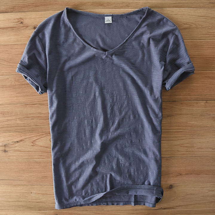Soft feel men's V-neck summer t-shirt, Ruben. Designed for relaxed fit, ultimate comfort & casual fashion.