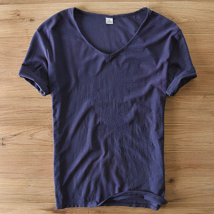 Enjoy summer in this lightweight & comfortable men's Ruben V-neck t-shirt. Perfect for casual wear & vacation.