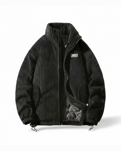 Men's rugged alpine jacket, stylish and comfortable outerwear. Perfect for fall, winter, spring casual fashion.