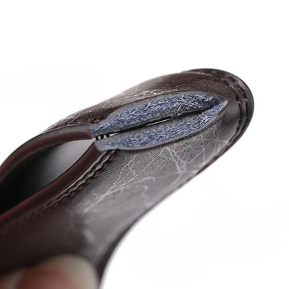 Full view of a men's versatile rugged cowhide leather belt with gunmetal buckle, ideal for everyday fashion.