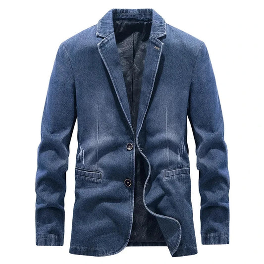 Men's Rugged Style Essential Jacket in durable fabric, ideal for casual layering & versatile outerwear.