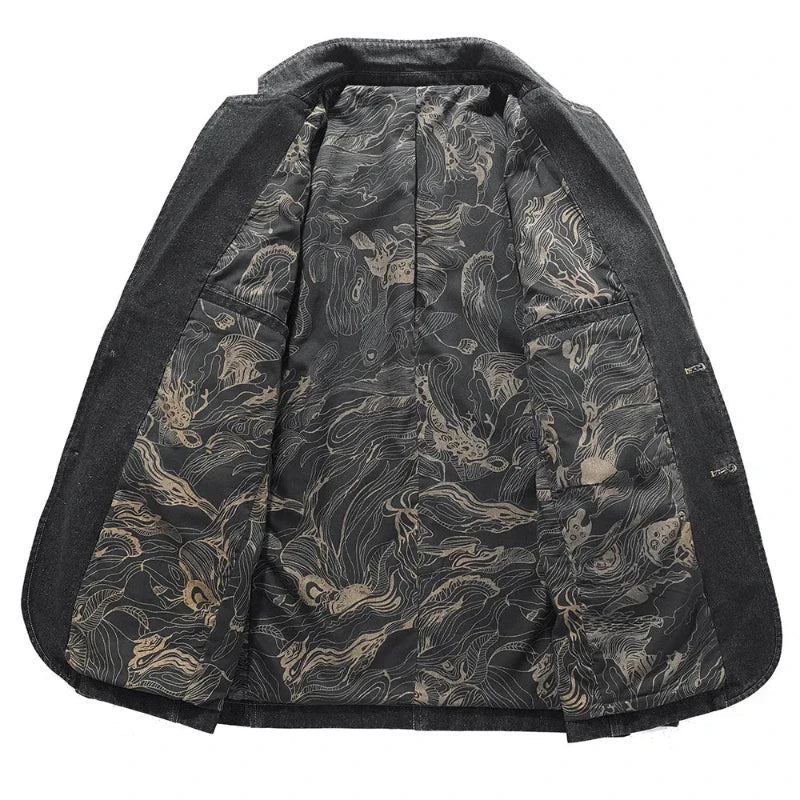 Versatile men's rugged outerwear jacket for layering. An essential, stylish, and durable coat for men.