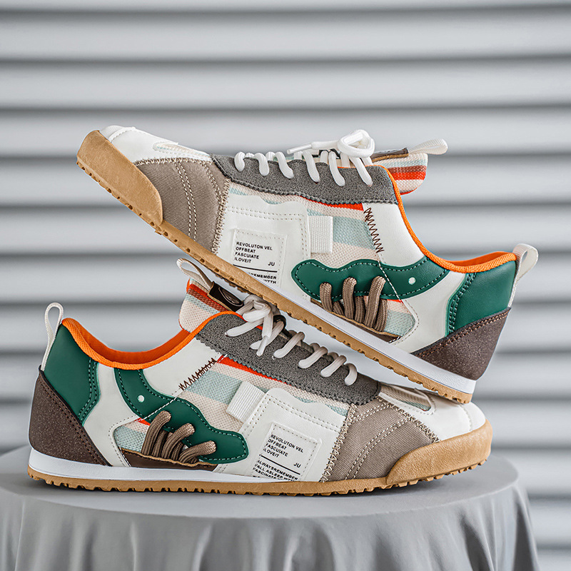 Stylish mens sneakers featuring a rugged sole for superior traction and support.
