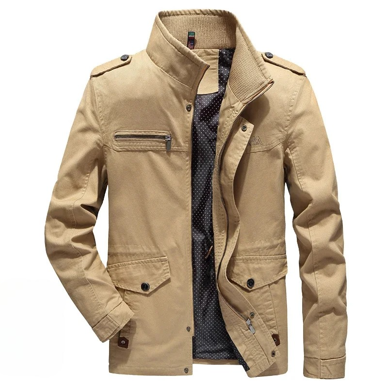 Men's rugged workwear utility jacket, built for durability & everyday use, perfect for spring/fall outdoor activities.