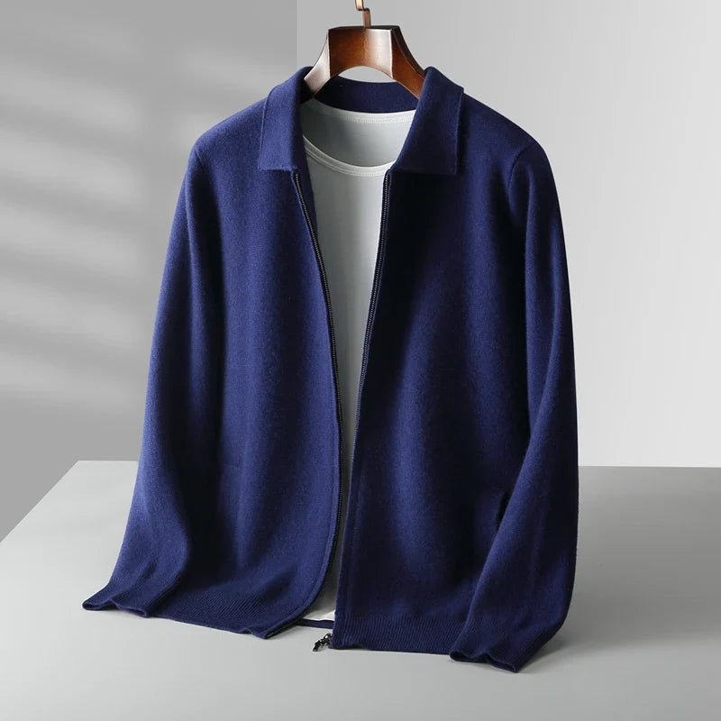 Premium Salerno men's comfort jacket, a versatile fall fashion coat for daily wear and layering.