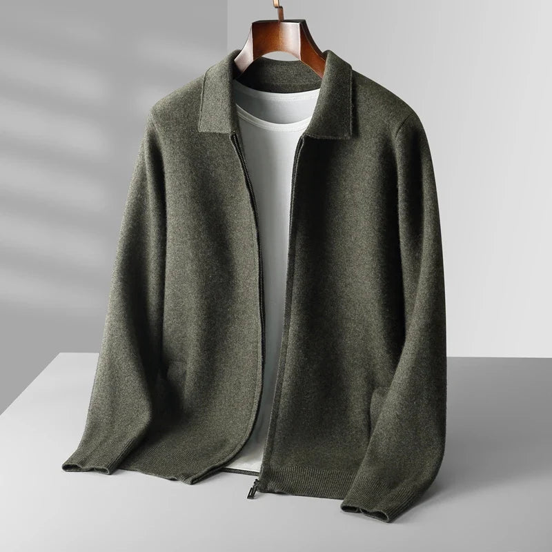 Men's Salerno casual jacket, a comfortable and stylish outerwear piece for winter and fall seasons.