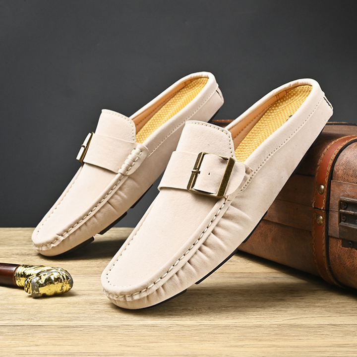 Men's Santorini casual dress loafers, easy slip-on shoes for smart-casual events.