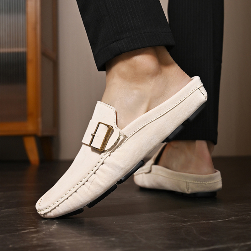 Durable men's Santorini comfort loafers, reliable everyday footwear with a stylish edge.