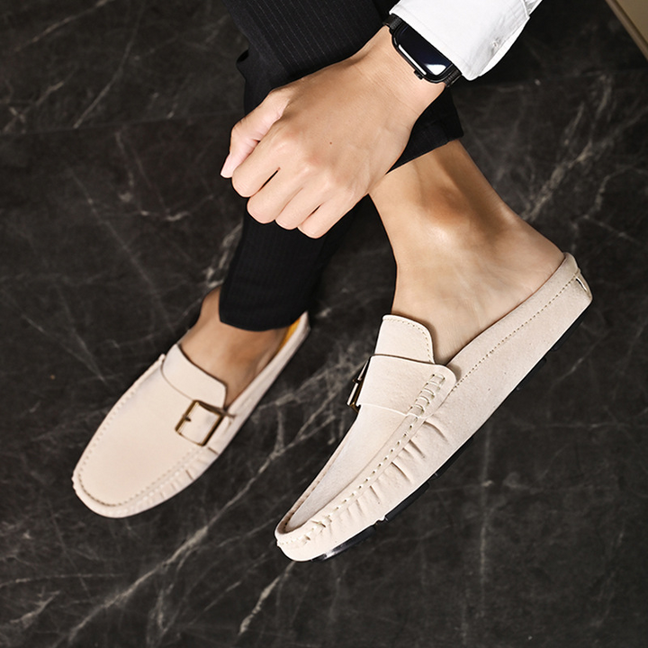 Men's Santorini classic slip-on loafers, the epitome of comfort and casual elegance.