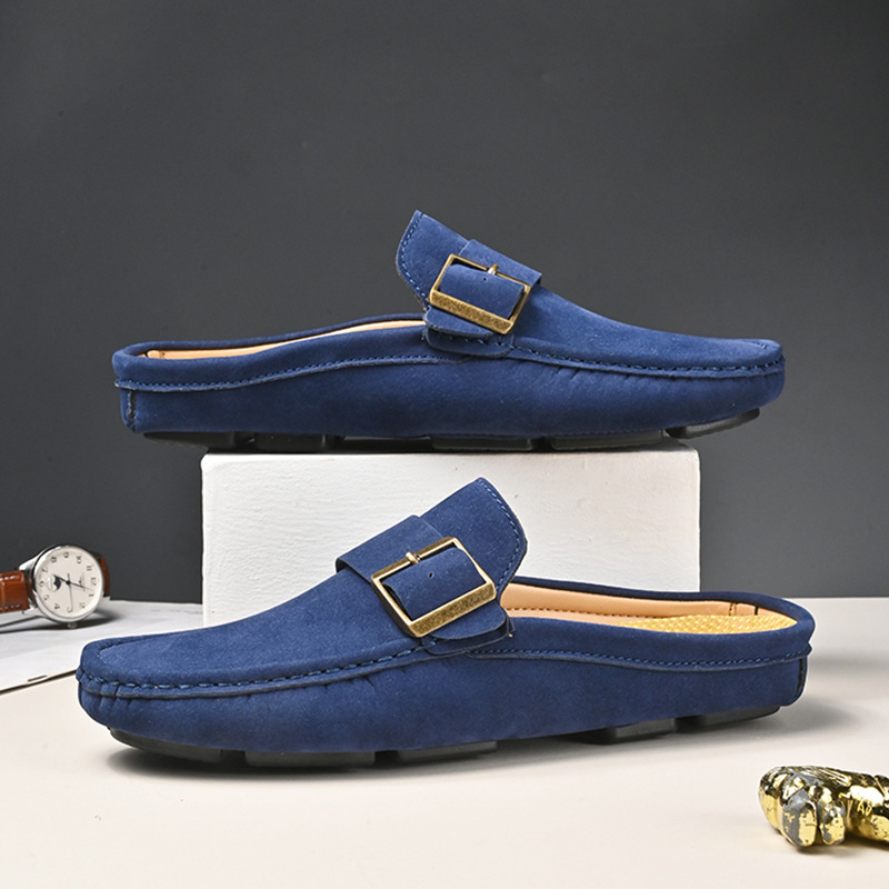 Stylish men's Santorini slip-on loafers, perfect for casual or smart-casual outfits.