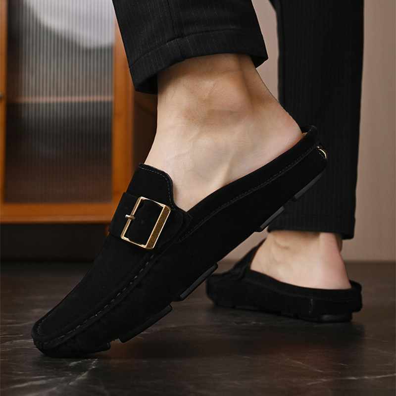 Stylish men's Santorini slip-on loafers, effortlessly blending fashion with comfort.