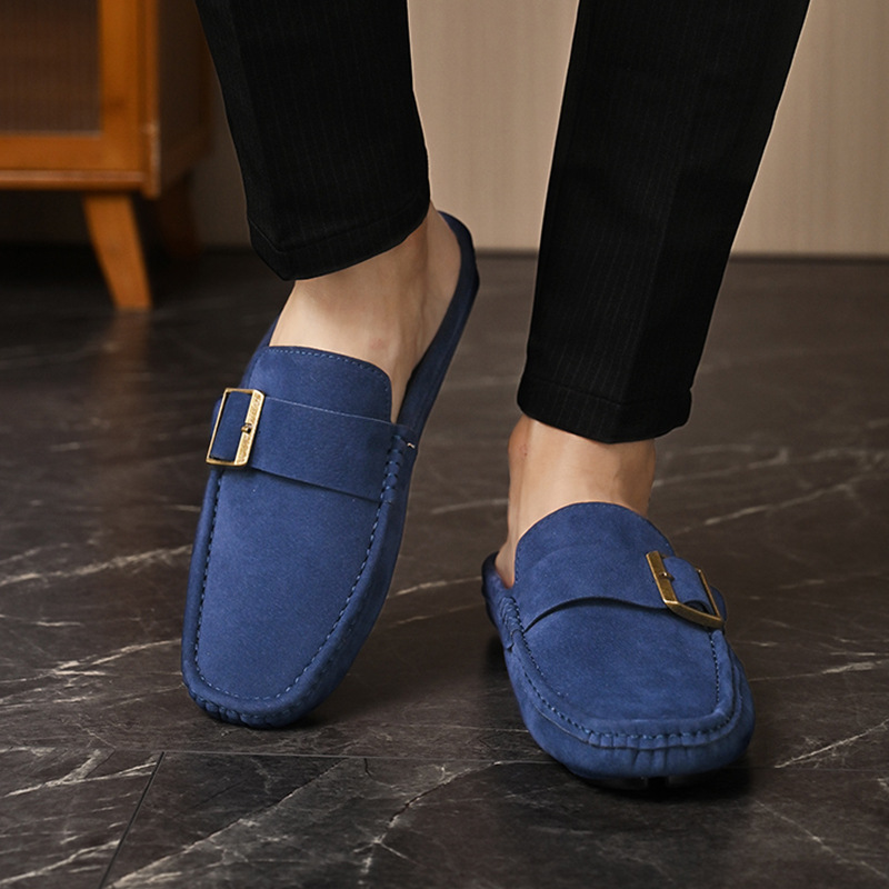 Fashionable men's Santorini slip-on loafers, ideal casual footwear for any occasion.