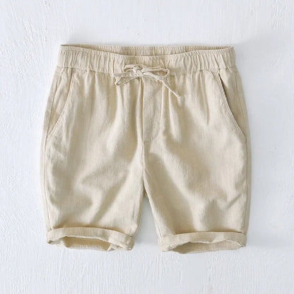 Easy style men's casual shorts, relaxed fit drawstring design for comfortable summer apparel.