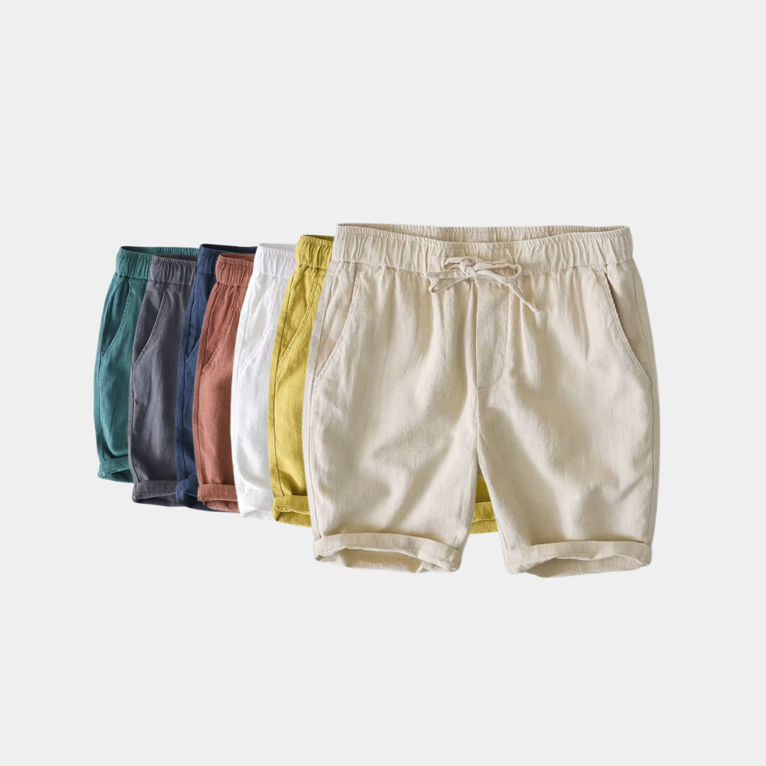 Incredibly comfortable men's summer shorts, relaxed fit drawstring style for all-day wear.