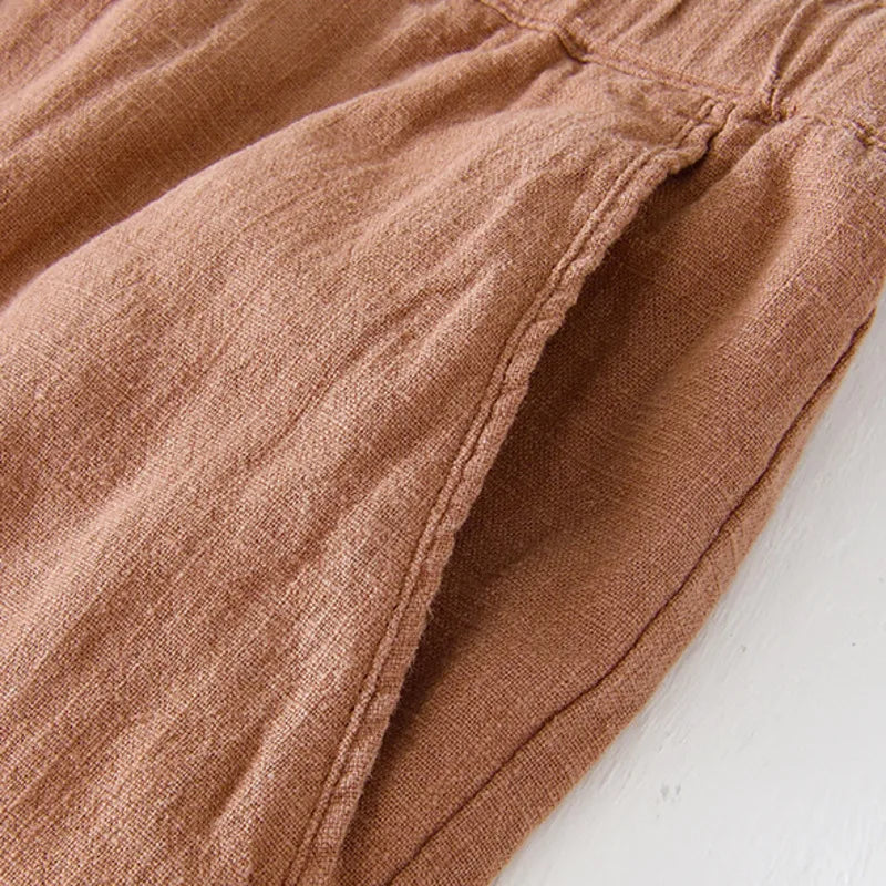 Relaxed fit men's Santorini shorts with a drawstring, perfect for summer casual wear.