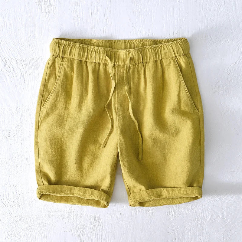 Lightweight men's summer shorts with a relaxed fit, comfortable for warm weather apparel.