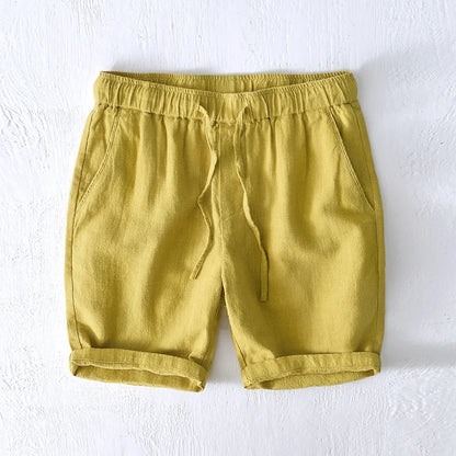 Lightweight men's summer shorts with a relaxed fit, comfortable for warm weather apparel.