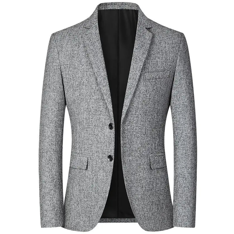 Men's formal wear blazer, tailored for office, special occasions, and business casual, ensuring stylish attire.