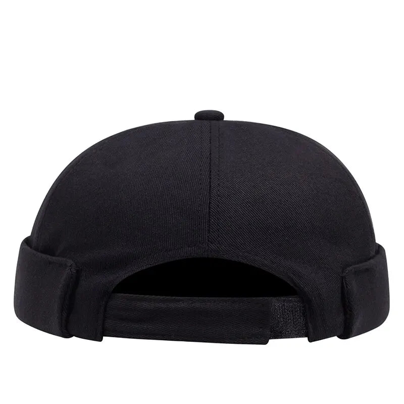 Embroidered Shark Mode beanie for men, a cool streetwear and winter accessory.