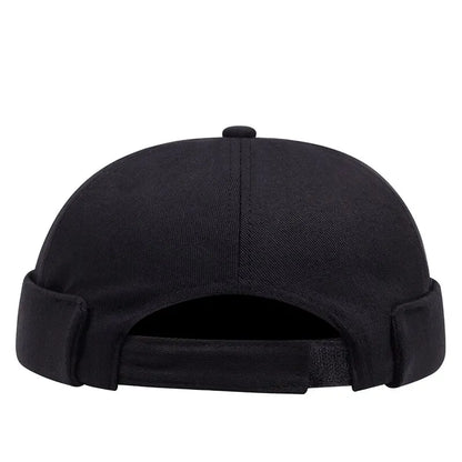 Embroidered Shark Mode beanie for men, a cool streetwear and winter accessory.