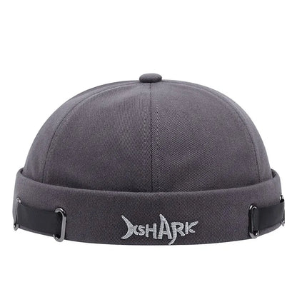 Cool Shark Mode embroidered beanie, a must-have men's streetwear hat for urban style.