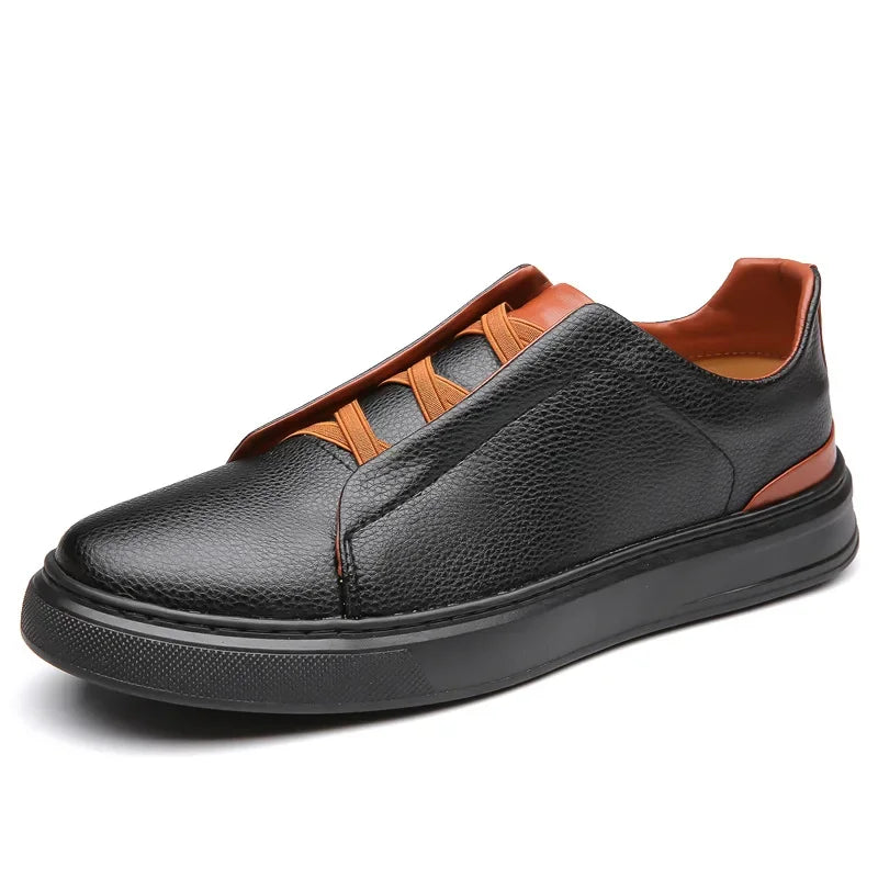 Detail of stylish laces on men's casual footwear, modern design ensures easy care and comfortable fit.