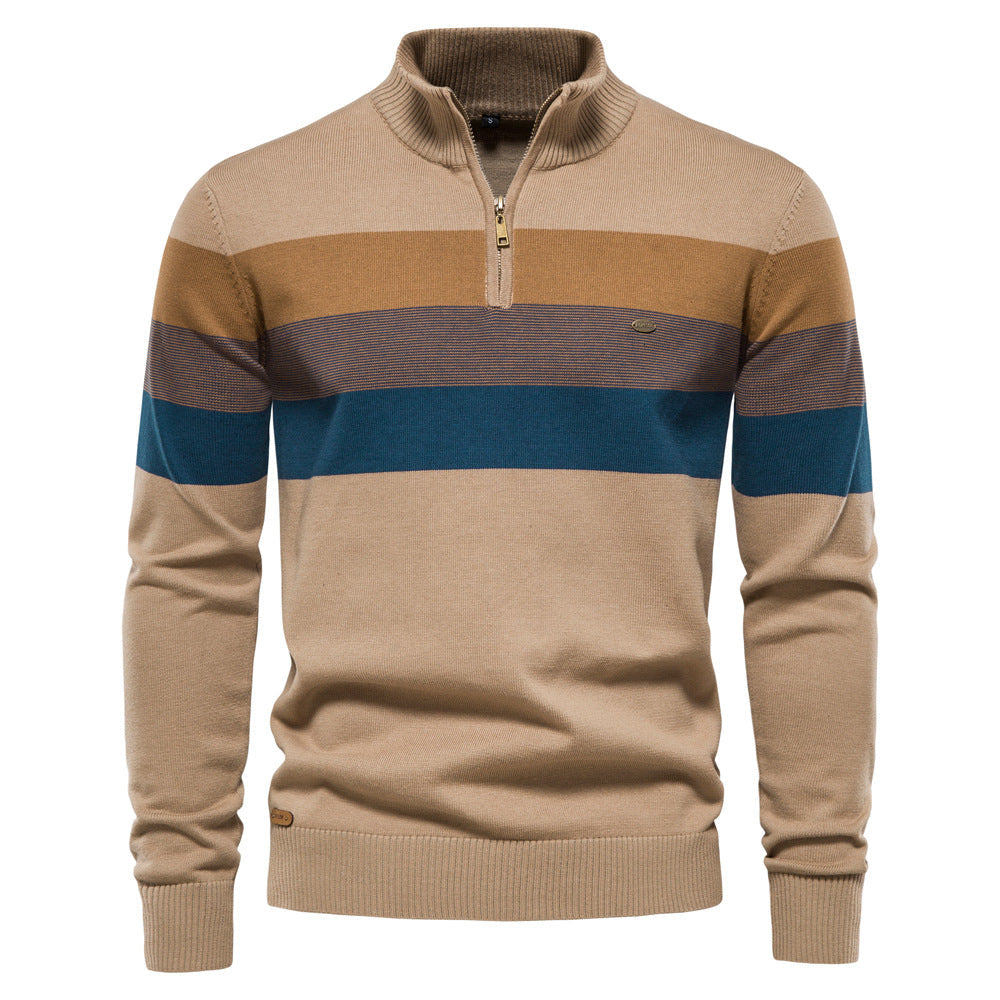 Elevate your look with this sleek, patterned men's argyle sweater, a modern and stylish wardrobe essential.