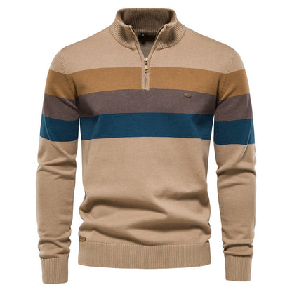 Elevate your look with this sleek, patterned men's argyle sweater, a modern and stylish wardrobe essential.