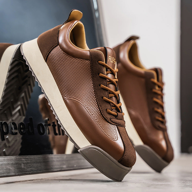 Men's sleek black everyday comfort sneakers for casual wear.