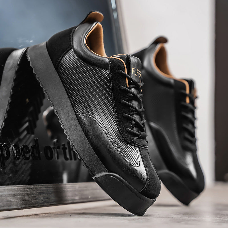 Sleek brown men's walking shoes, combining style and comfort.