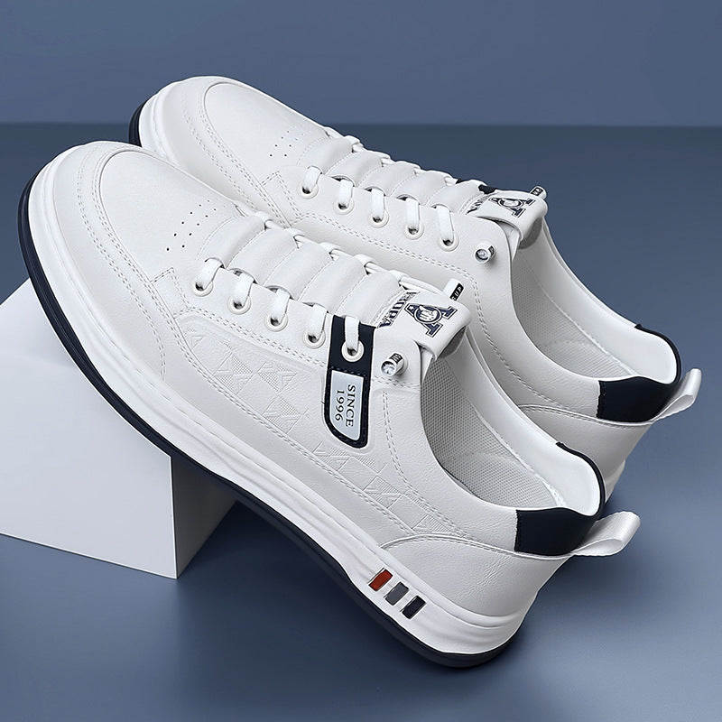Modern casual men's shoes, sleek brown design, supportive for daily wear.