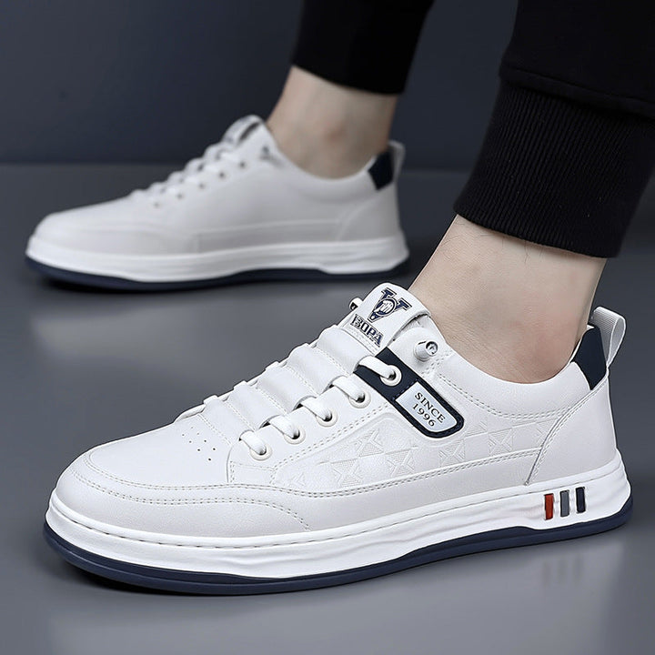 Comfortable men's everyday brown sneakers, supportive & stylish footwear.
